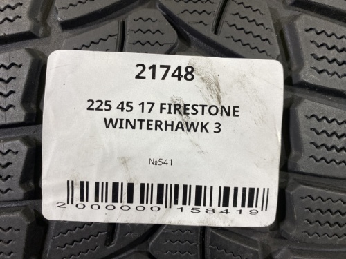 225 45 17 FIRESTONE WINTERHAWK 3