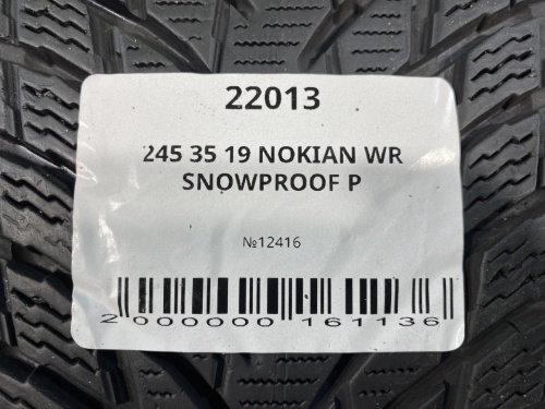 245 35 19 NOKIAN WR SNOWPROOF P