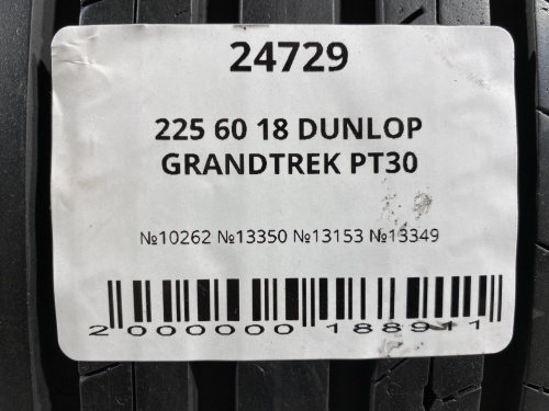 225 60 18 DUNLOP GRANDTREK PT30