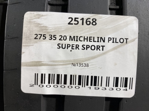 275 35 20 MICHELIN PILOT SUPER SPORT