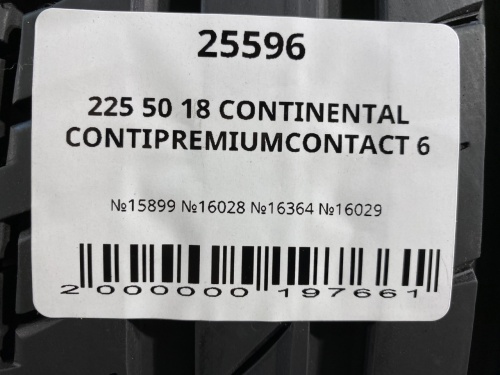 225 50 18 CONTINENTAL CONTIPREMIUMCONTACT 6