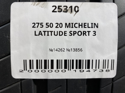 275 50 20 MICHELIN LATITUDE SPORT 3