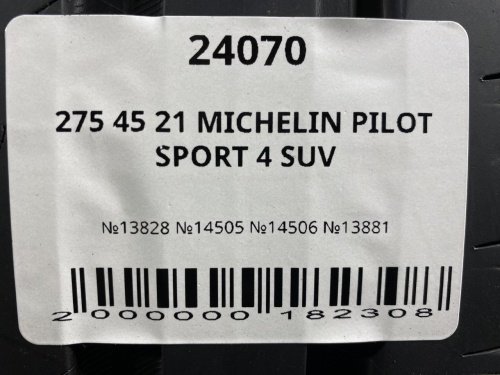 275 45 21 MICHELIN PILOT SPORT 4 SUV