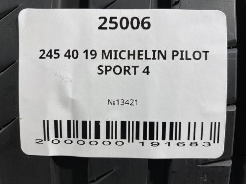 245 40 19 MICHELIN PILOT SPORT 4