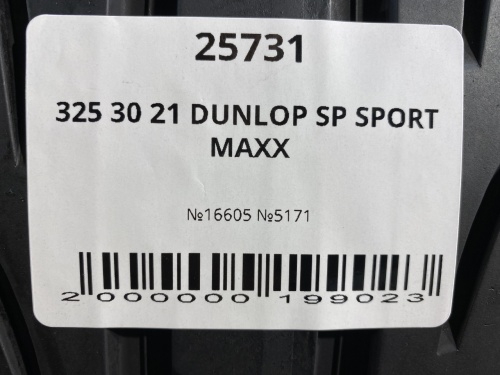 325 30 21 DUNLOP SP SPORT MAXX