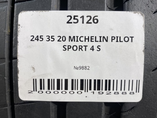 245 35 20 MICHELIN PILOT SPORT 4 S