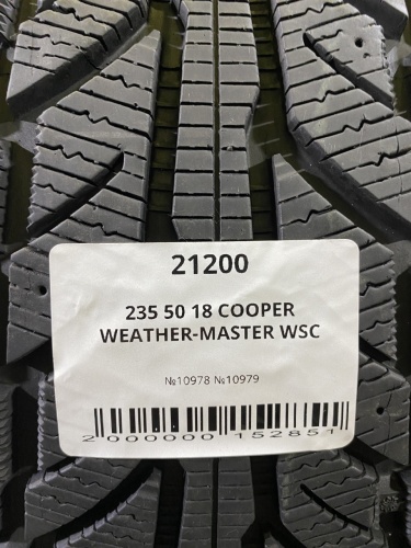 235 50 18 COOPER WEATHER-MASTER WSC