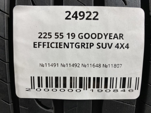 225 55 19 GOODYEAR EFFICIENTGRIP SUV 4X4