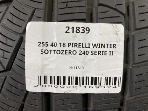 255 40 18 PIRELLI WINTER SOTTOZERO 240 SERIE II