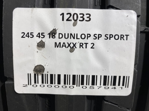 245 45 18 DUNLOP SP SPORT MAXX RT 2