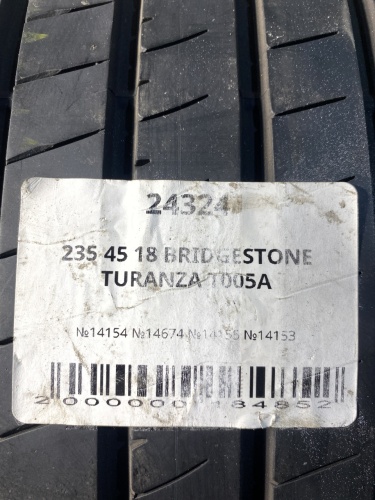 235 45 18 BRIDGESTONE TURANZA T005A