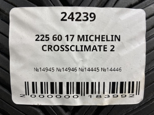 225 60 17 MICHELIN CROSSCLIMATE 2