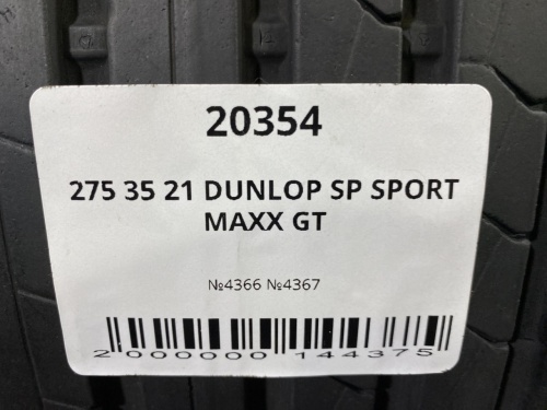 275 35 21 DUNLOP SP SPORT MAXX GT