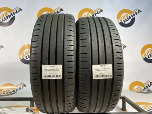 225 55 17 CONTINENTAL CONTIECOCONTACT 5