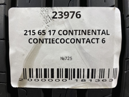 215 65 17 CONTINENTAL CONTIECOCONTACT 6
