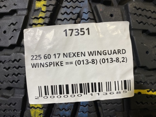 225 60 17 NEXEN WINGUARD WINSPIKE == (013-8) (013-8,2)