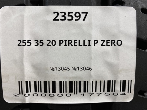 255 35 20 PIRELLI P ZERO