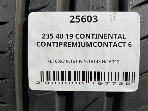 235 40 19 CONTINENTAL CONTIPREMIUMCONTACT 6