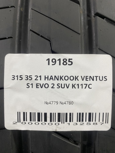315 35 21 HANKOOK VENTUS S1 EVO 2 SUV K117C