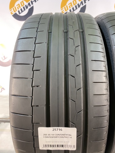 255 45 19 CONTINENTAL CONTISPORTCONTACT 6