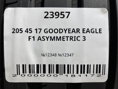 205 45 17 GOODYEAR EAGLE F1 ASYMMETRIC 3
