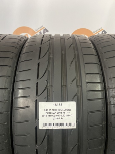 245 35 18 BRIDGESTONE POTENZA S001 RFT