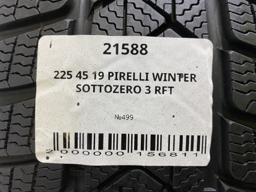 225 45 19 PIRELLI WINTER SOTTOZERO 3 RFT