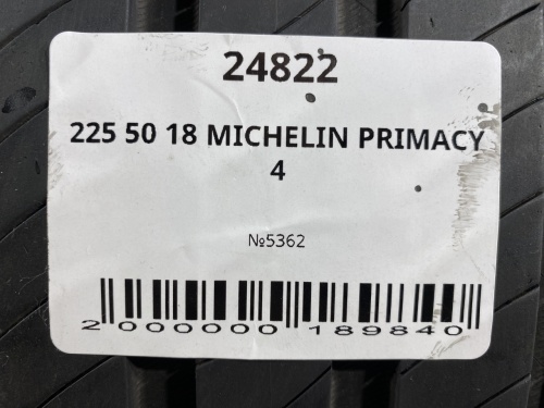 225 50 18 MICHELIN PRIMACY 4