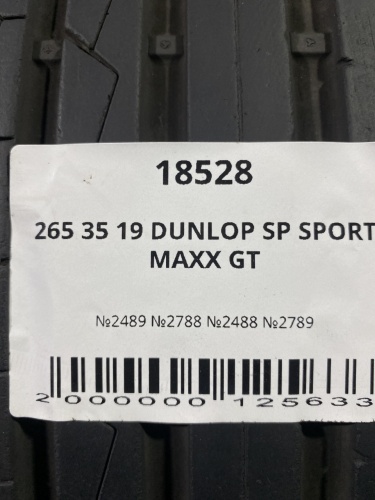265 35 19 DUNLOP SP SPORT MAXX GT