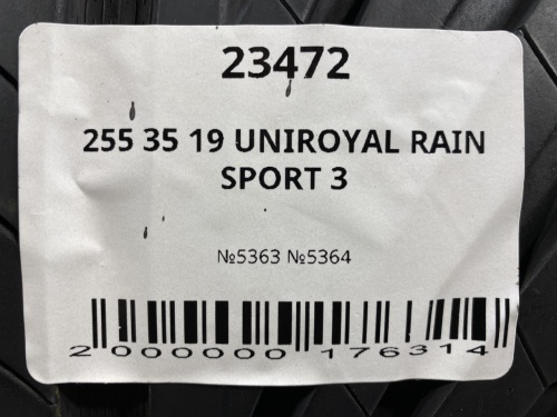255 35 19 UNIROYAL RAIN SPORT 3