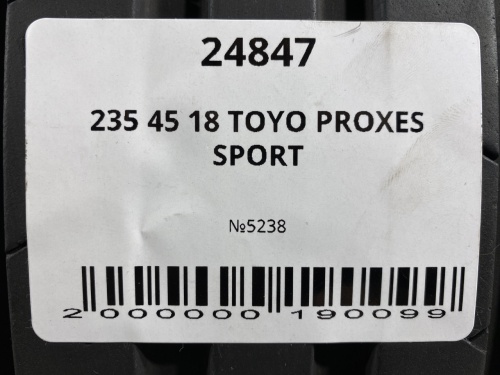235 45 18 TOYO PROXES SPORT