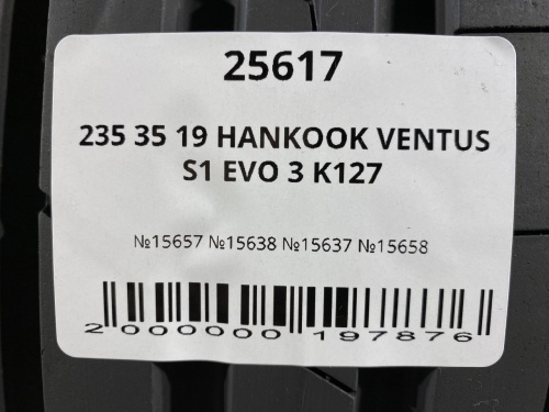 235 35 19 HANKOOK VENTUS S1 EVO 3 K127