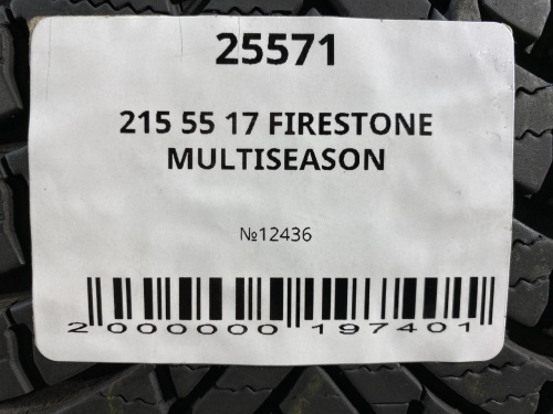 215 55 17 FIRESTONE MULTISEASON