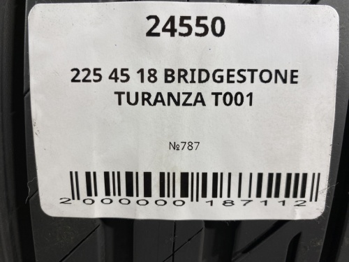 225 45 18 BRIDGESTONE TURANZA T001