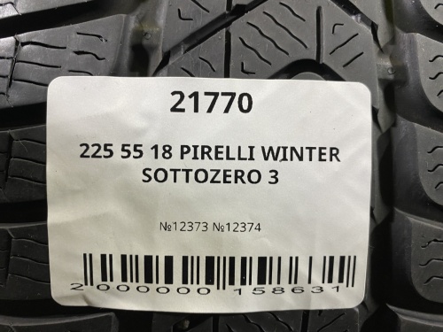 225 55 18 PIRELLI WINTER SOTTOZERO 3