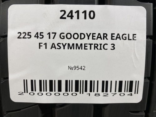 225 45 17 GOODYEAR EAGLE F1 ASYMMETRIC 3