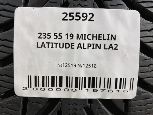 235 55 19 MICHELIN LATITUDE ALPIN LA2