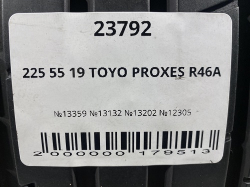225 55 19 TOYO PROXES R46A