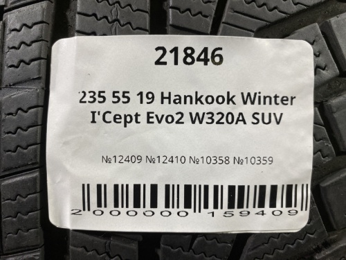 235 55 19 Hankook Winter I'Cept Evo2 W320A SUV