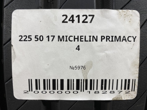 225 50 17 MICHELIN PRIMACY 4