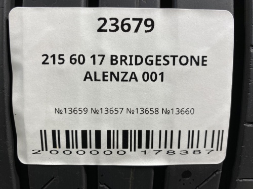 215 60 17 BRIDGESTONE ALENZA 001