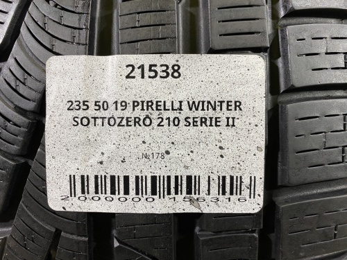 235 50 19 PIRELLI WINTER SOTTOZERO 210 SERIE II