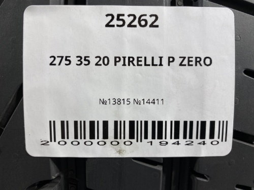 275 35 20 PIRELLI P ZERO