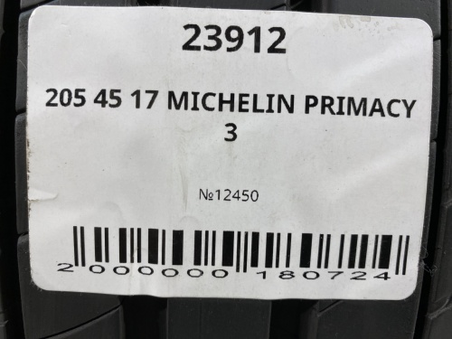 205 45 17 MICHELIN PRIMACY 3