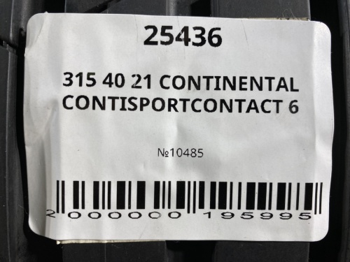 315 40 21 CONTINENTAL CONTISPORTCONTACT 6