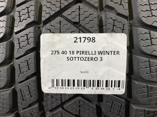 275 40 18 PIRELLI WINTER SOTTOZERO 3