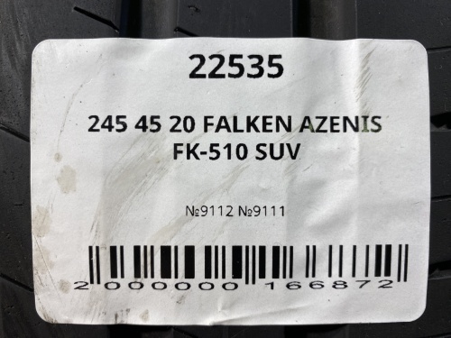 245 45 20 FALKEN AZENIS FK-510 SUV