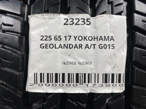 225 65 17 YOKOHAMA GEOLANDAR A/T G015