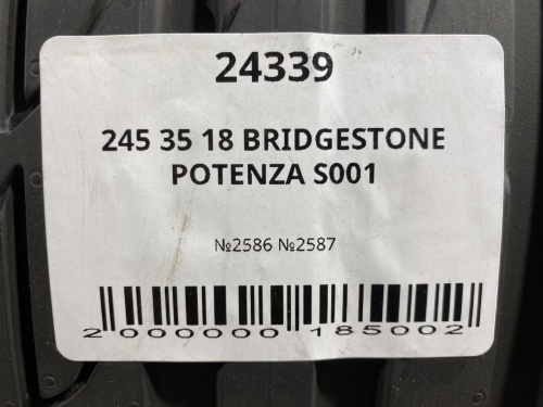 245 35 18 BRIDGESTONE POTENZA S001
