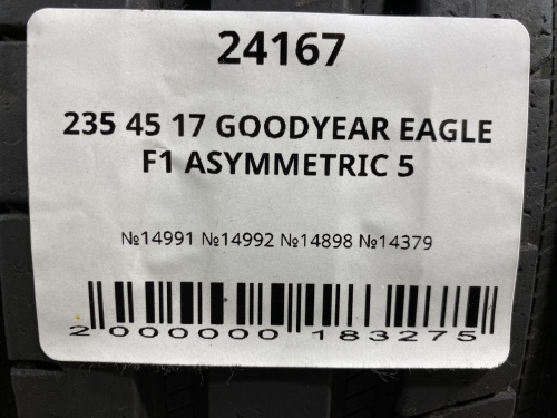 235 45 17 GOODYEAR EAGLE F1 ASYMMETRIC 5